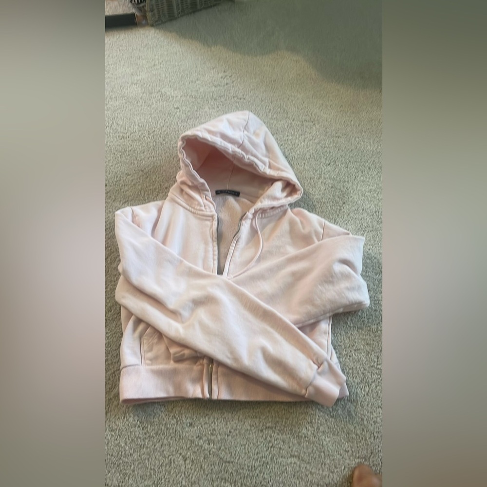 Brandy Meliville Cropped Zip Up